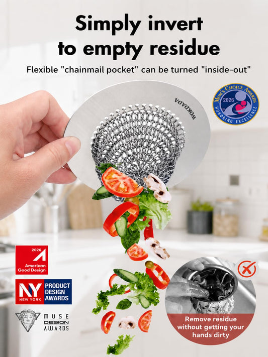 Reversible Sink Drain Strainer & Kitchen Sink Stopper Set