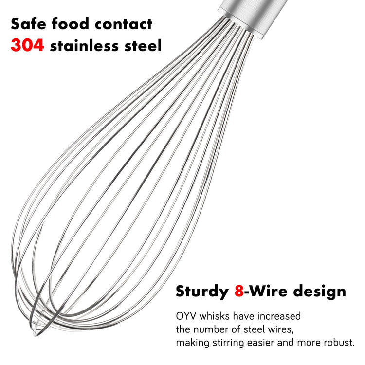 304 Stainless Steel Whisk Set