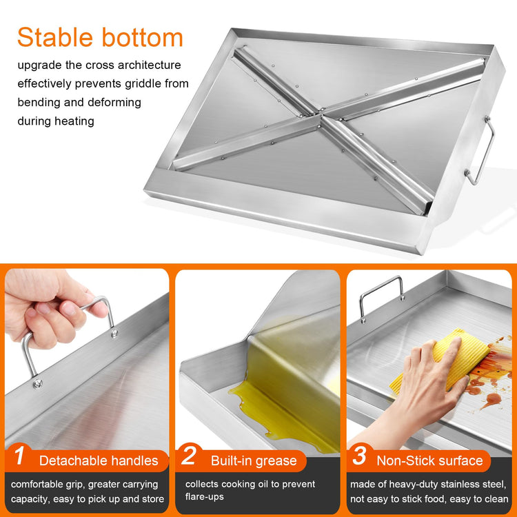 Universal Griddle for Gas Grills
