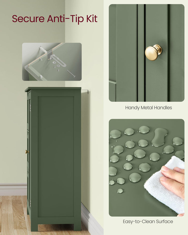 Bathroom Floor Storage Cabinet