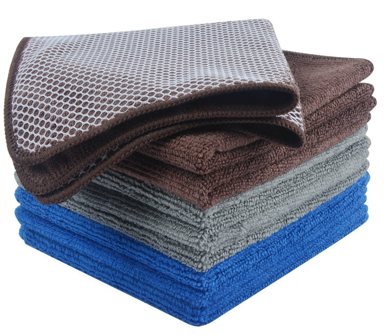 Dish Cloths for Washing Dishes with Scrub Side (9 Count)