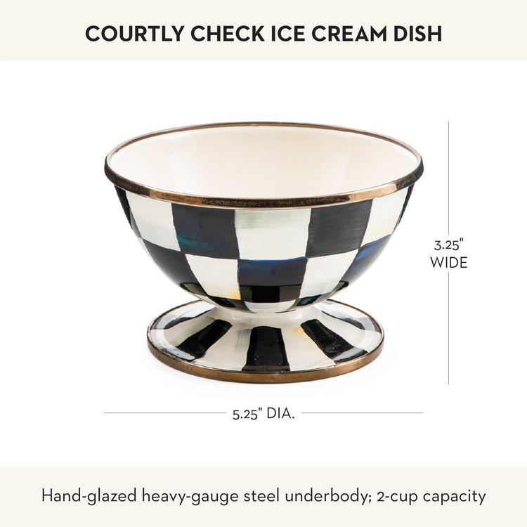 Enamel Ice Cream Bowl