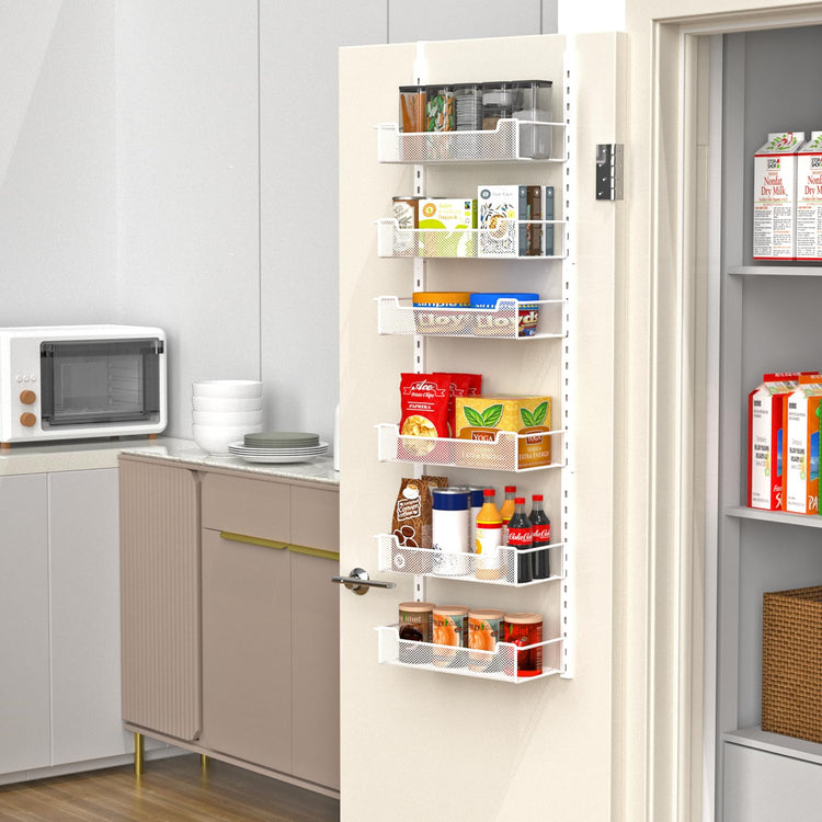 12.3" W Narrow Over the Door Pantry Organizer