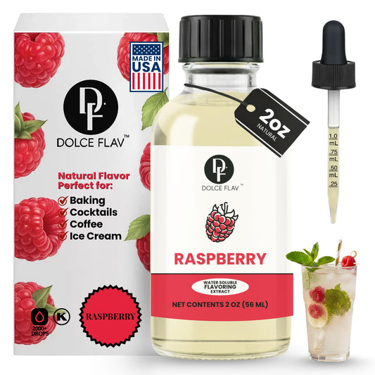 Natural Raspberry Extract 2 oz (2 Ounce)