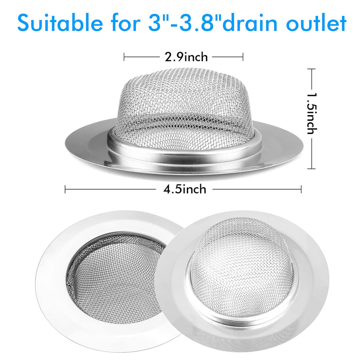 2Pcs Kitchen Sink Strainer (2 Count)