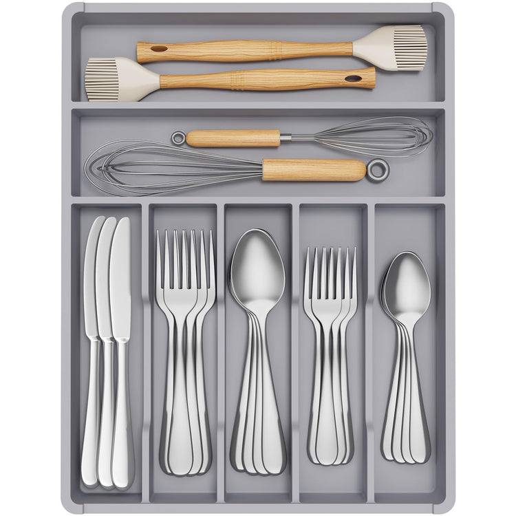 Silverware Drawer Organizer Tray
