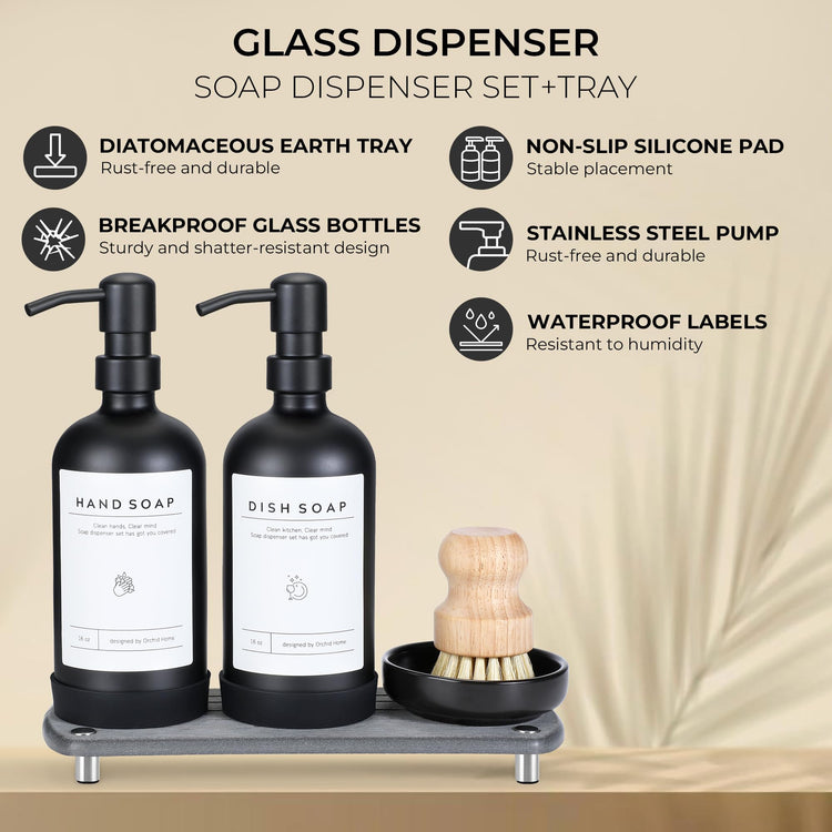 Luxury] Kitchen Soap Dispenser Set