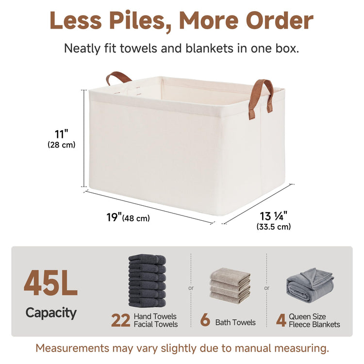Closet Storage Baskets (2 Count)