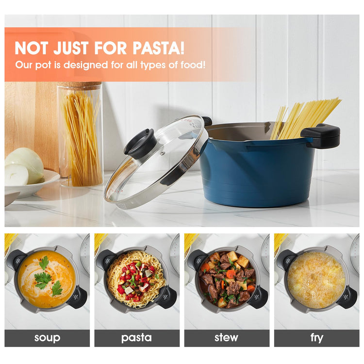 5qt Pasta Pot with Strainer Lid