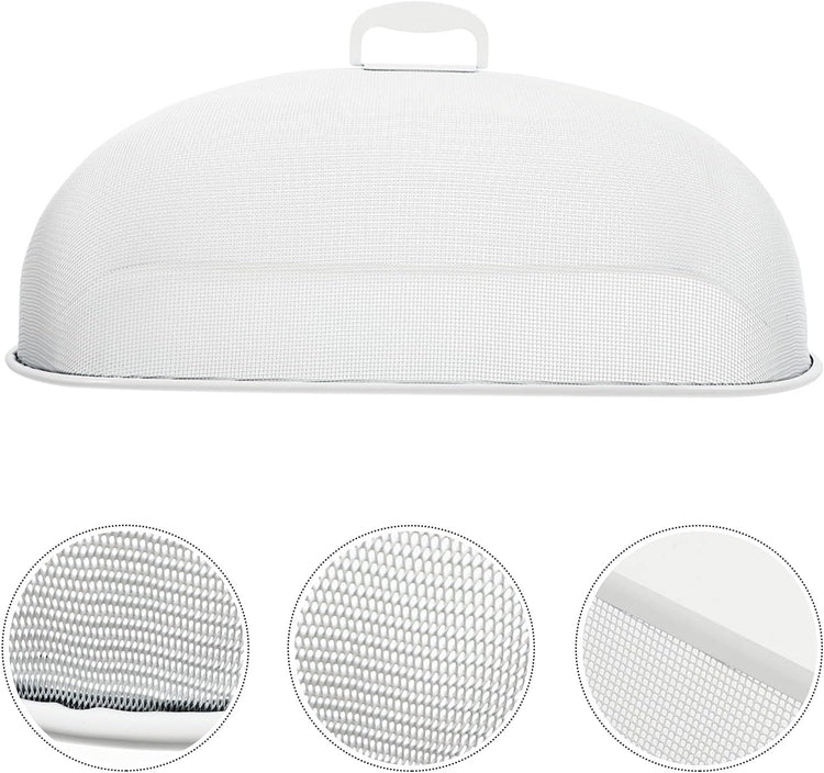GANAZONO Metal Vegetable Cover 18.5X13.4X5.9 Inch Mesh Food Cover for Outdoor Picnics Garden Parties Camping Insect Protection Serving Dish