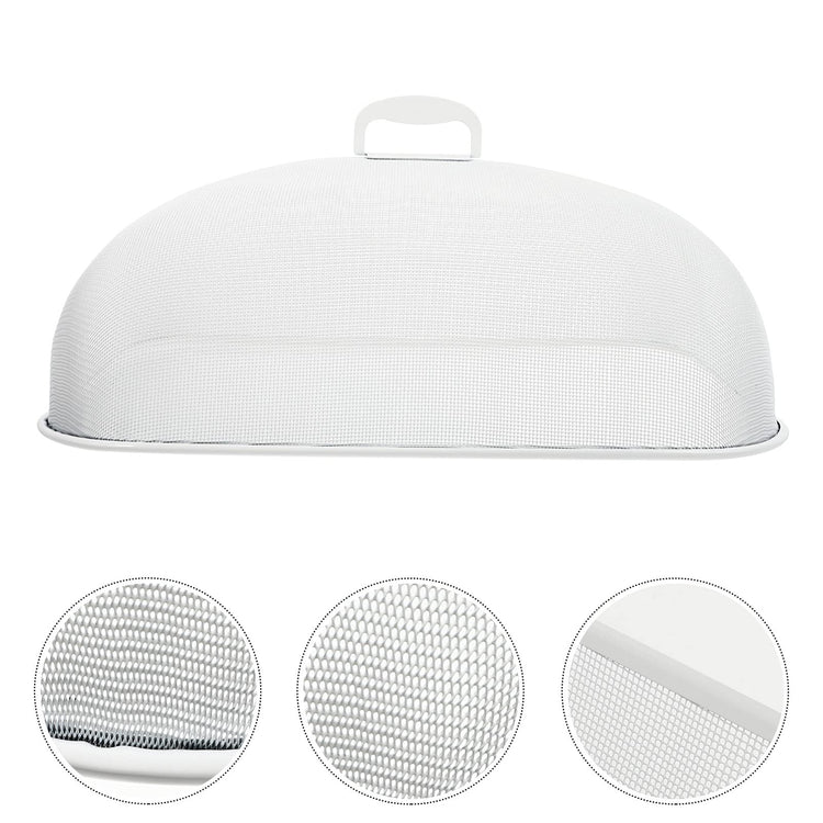 Extra Large Metal Mesh Food Cover 18.50 X 13.38 X 5.90 in Dish Cover Storage for Outdoor Picnics Garden Parties Camping Protects Food from Insects