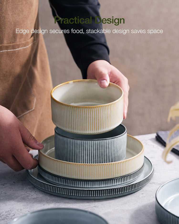 Star Stoneware Dinnerware Set (12 Count)