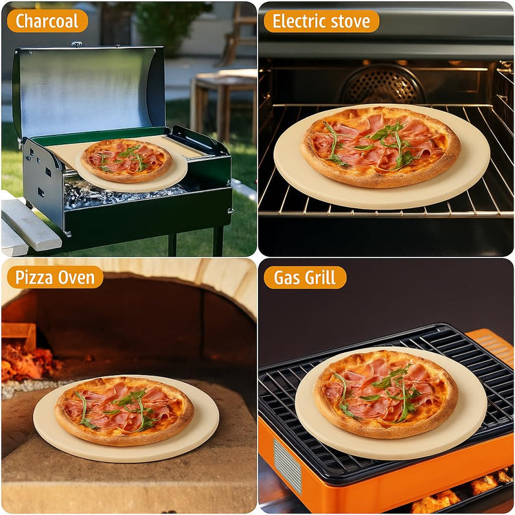 Large Pizza Stone Round 15"