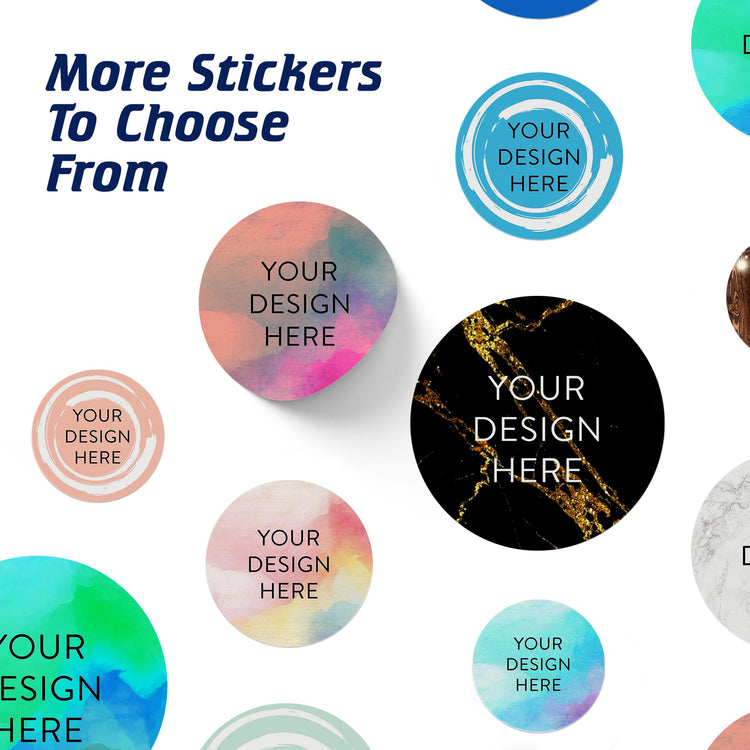 Custom Vinyl Stickers Your Image (100 Count)