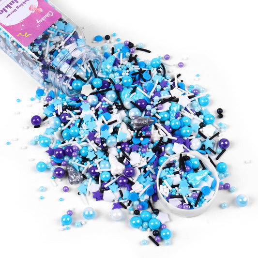 Galaxy Star Sprinkles for Cake Decorating 4.23ounce (4.23 Ounce)