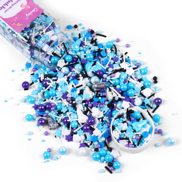 Galaxy Star Sprinkles for Cake Decorating 4.23ounce (4.23 Ounce)