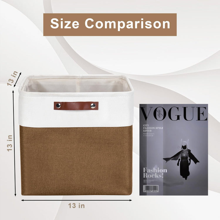 13x13 Cube Storage Bins (4 Count)