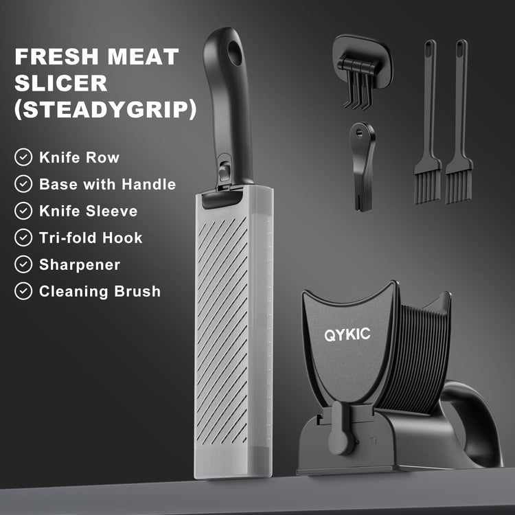 Fresh Meat Slicer with SteadyGrip