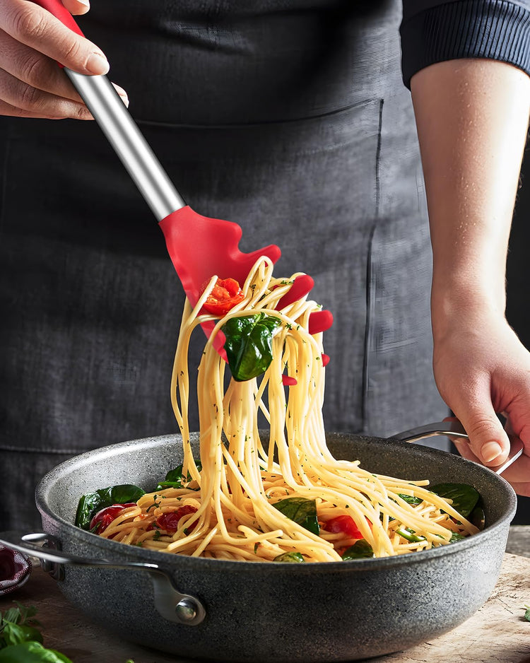 Spaghetti Spoon and Pasta Tong