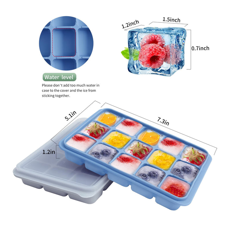 Ice Cube Trays Set of 2 (2 Count)