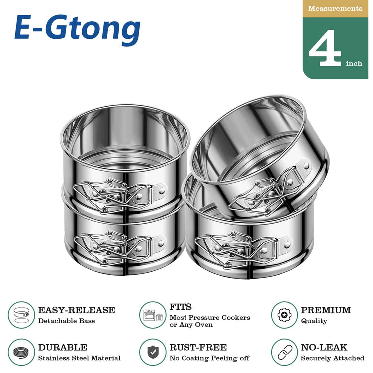 4" Springform Cake Pan (4 Count)