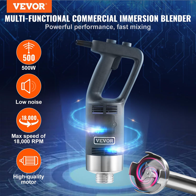 500W 12 Inch Heavy Duty Hand Mixer