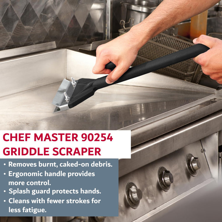 Griddle Scraper & Flat Top Grill Cleaner