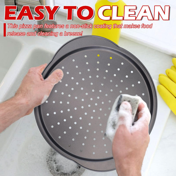 13" Round Pizza Pan for Oven (2 Count)