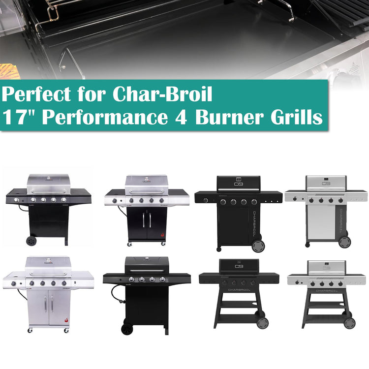Full Size Griddle Inserts for CharBroil Performance 4 Burner Series