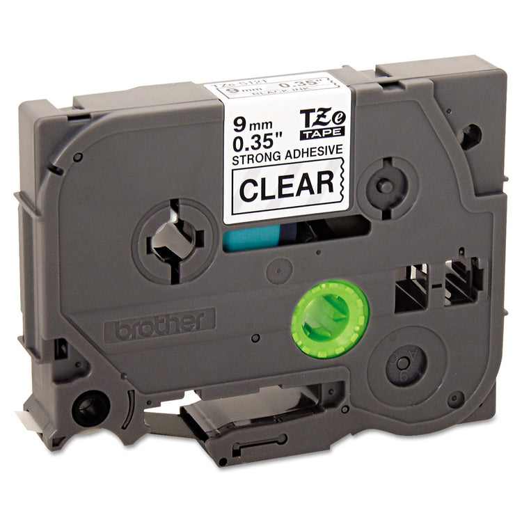 Tape Black on Clear Extra Strength