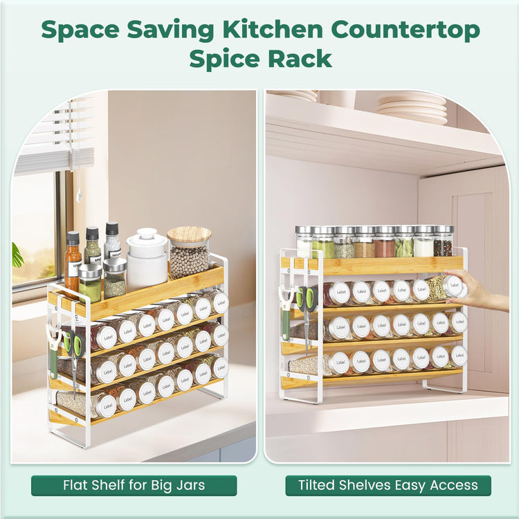 Spice Seasoning Rack Organizer Kitchen Countertop