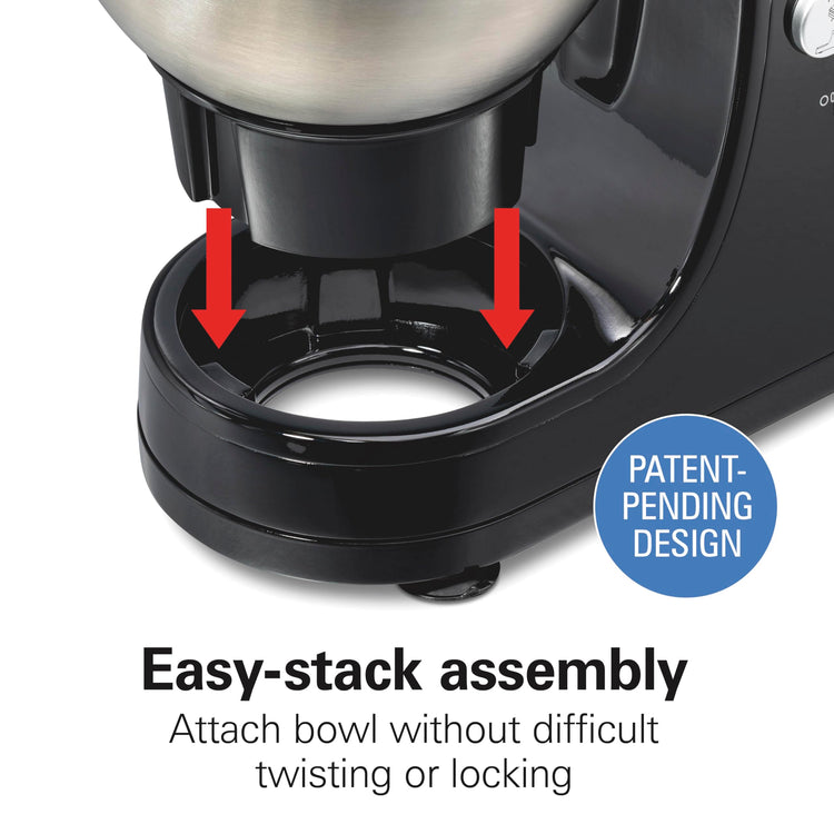 4 Quart Electric Stand Mixer With 7 Speeds