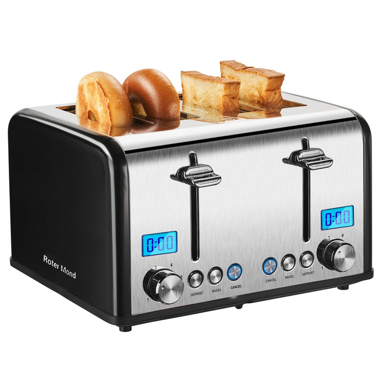 Countdown Stainless Steel 4 Slice Toaster with Bagel