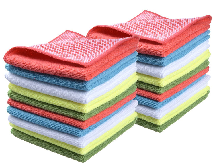 Dish Cloth for Washing Dishes Kitchen Washcloth Cleaning Cloth (20 Count)