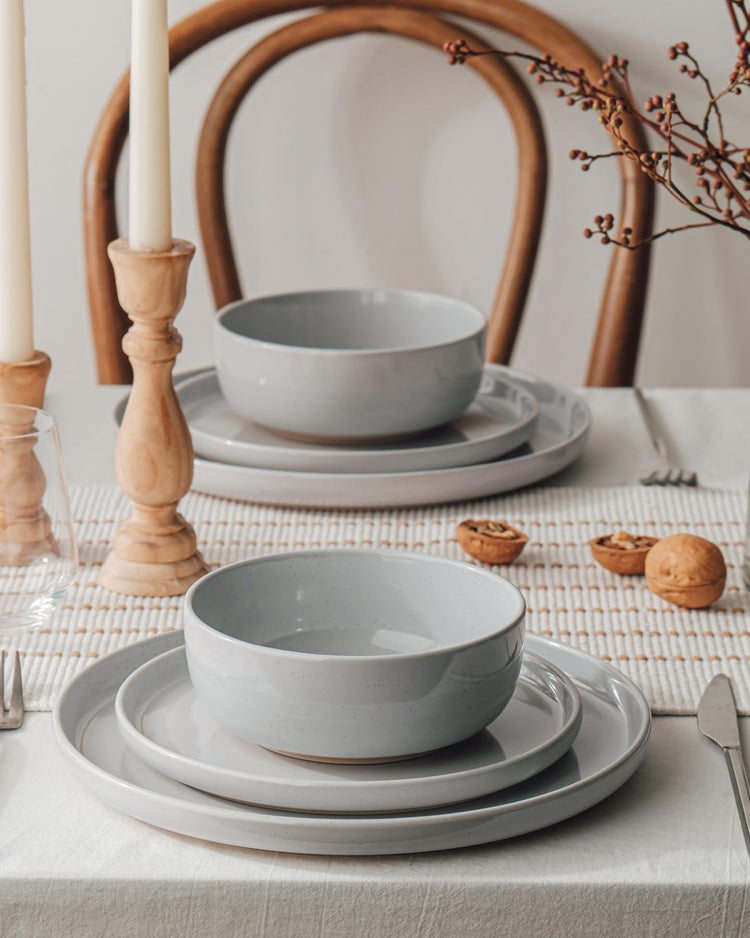 Milkyway 16 Piece Stoneware Plates and Bowls