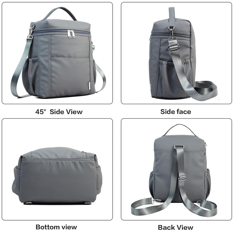 NOL Insulated Lunch Bags for Women Cooler Bag Lightweight Nylon Waterproof Lunch Box for Work