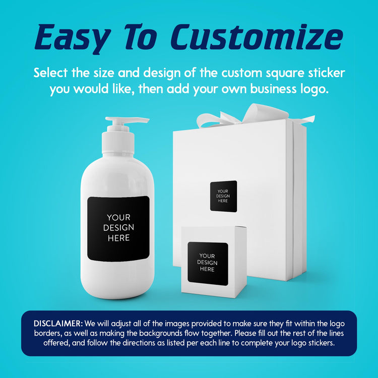 Custom Vinyl Stickers Your Image (100 Count)