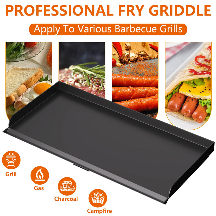BBQ Future 16" x 38" Carbon Steel Griddle for Camp Chef 3 Burner Stove