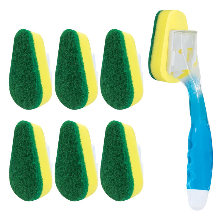 Dish Brush w Soap Dispenser Wand