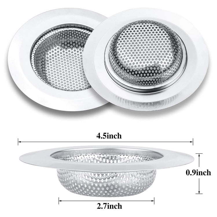 2 Pcs Kitchen Sink Strainer (2 Count)