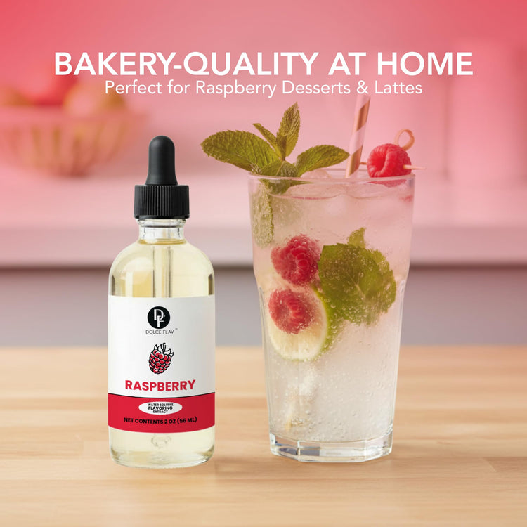 Natural Raspberry Extract 2 oz (2 Ounce)