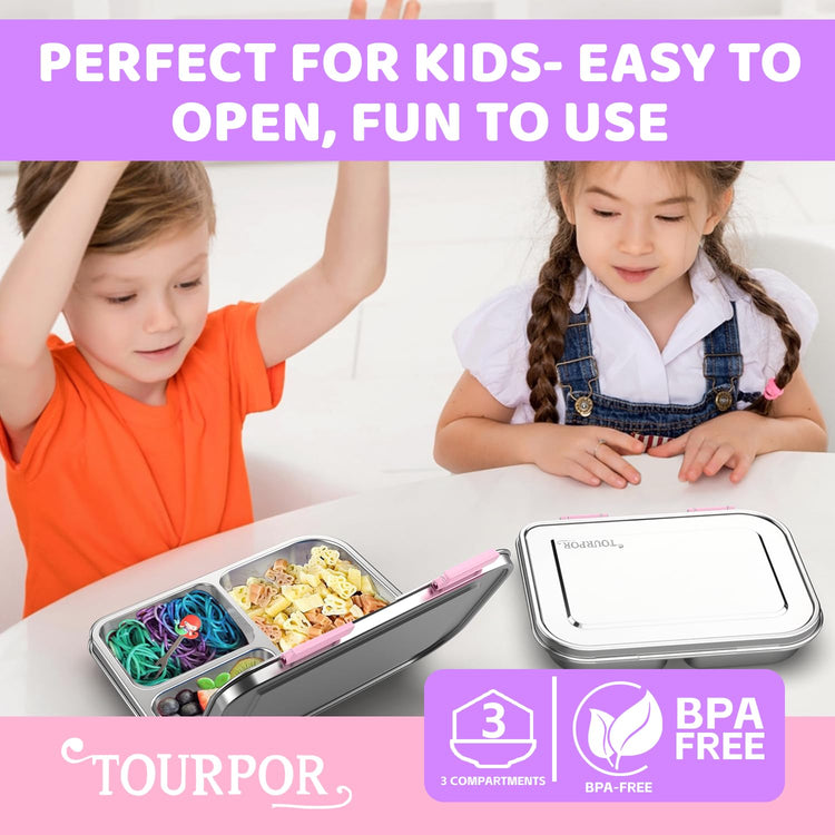 Stainless Steel Bento Box for Kids 1000ml