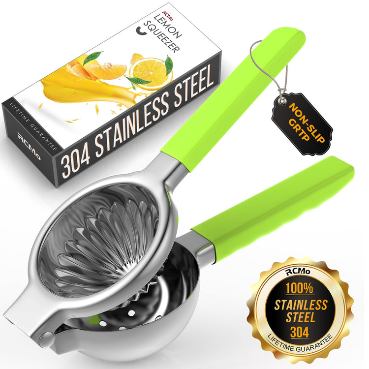 Lemon Squeezer 304 Stainless Steel Large Metal Manual Citrus Juicer