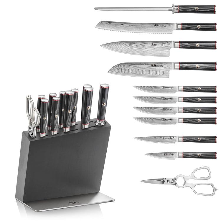 YARI Series HUA Knife HUA Block Set