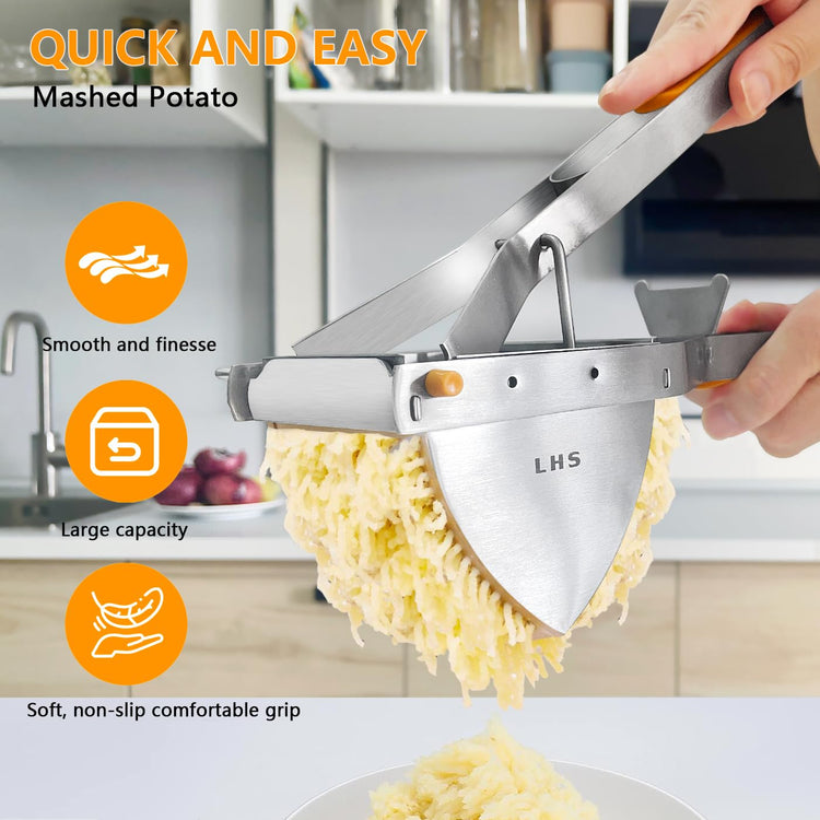 Stainless Steel Potato Ricer and Masher