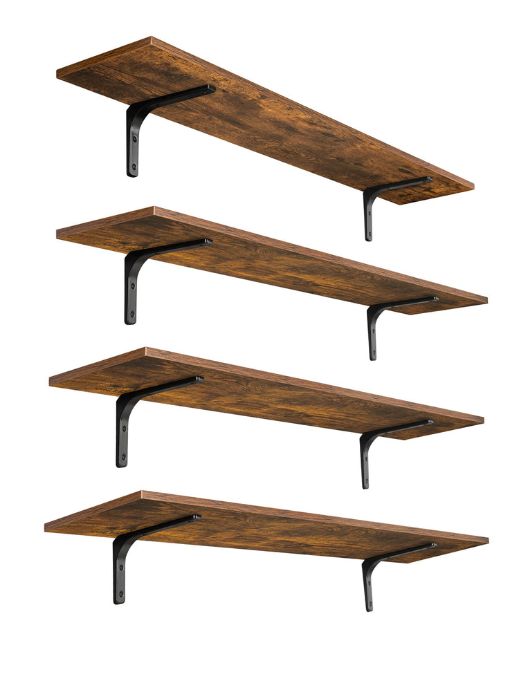 Long Wall Shelves (4 Count)