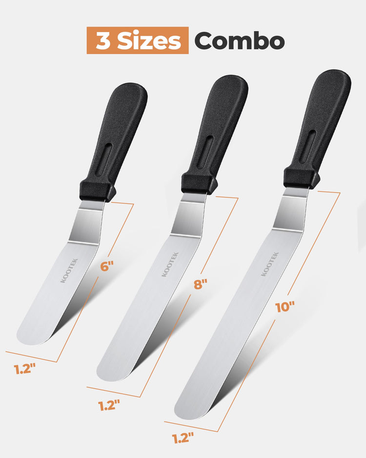 Angled Icing Spatula (3 Count)
