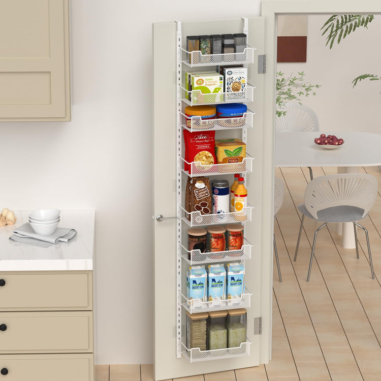 12.3" W Narrow Over the Door Pantry Organizer