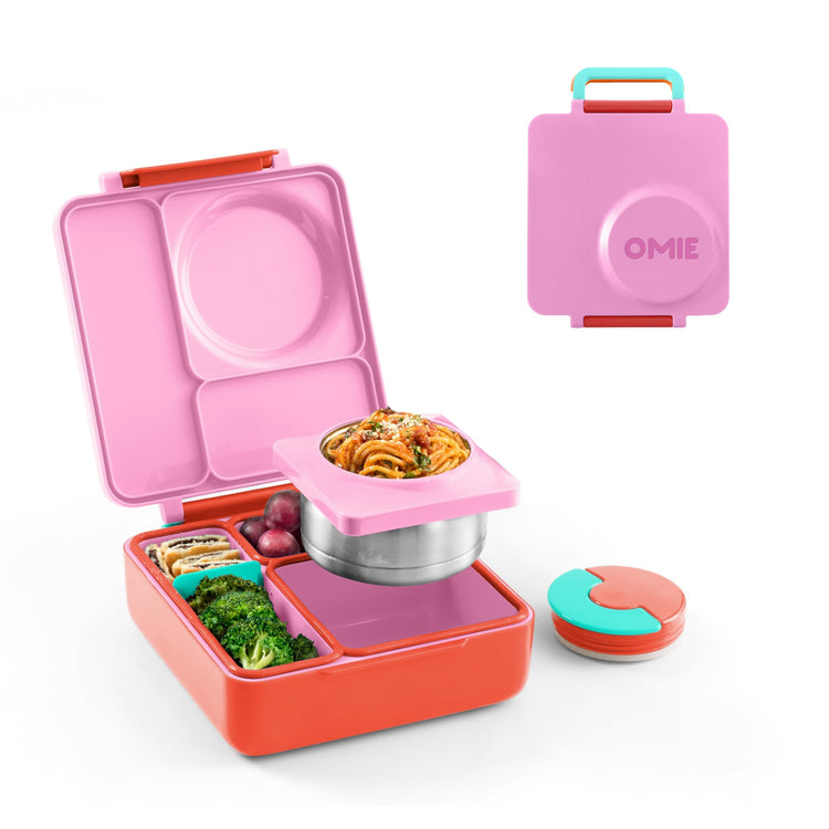 OmieBox Kids Insulated Leakproof Bento Lunch Box with Food Jar