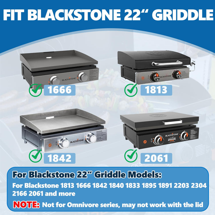 22 Inch Griddle Replacement Top for Blackstone 22 Inch Tabletop Griddles